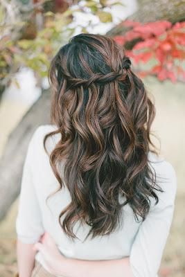 DIY Wedding Hair : DIY Waterfall Twist | DIY WEDDING | Hair, Hair