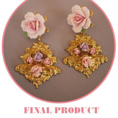 Voila! A pair of Dolce & Gabbana-inspired earrings to call your own