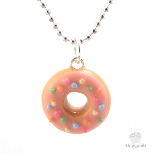 Scented Strawberry Sprinkles Donut Necklace u2013 Tiny Hands