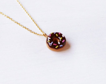 Donut necklace | Etsy