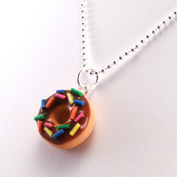 Scented Chocolate Sprinkles Donut Necklace u2013 Tiny Hands
