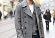 23 Winter Double-Breasted Coat Outfits For Men | Men's Fashion