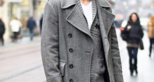 23 Winter Double-Breasted Coat Outfits For Men | Men's Fashion