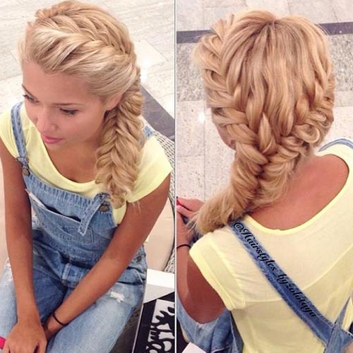 11 Unique Fishtail Braid Hairstyles With Tutorials And Ideas