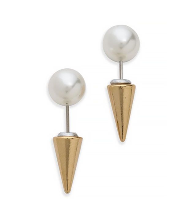 Love this new double-sided #earring #trend. Click to see more
