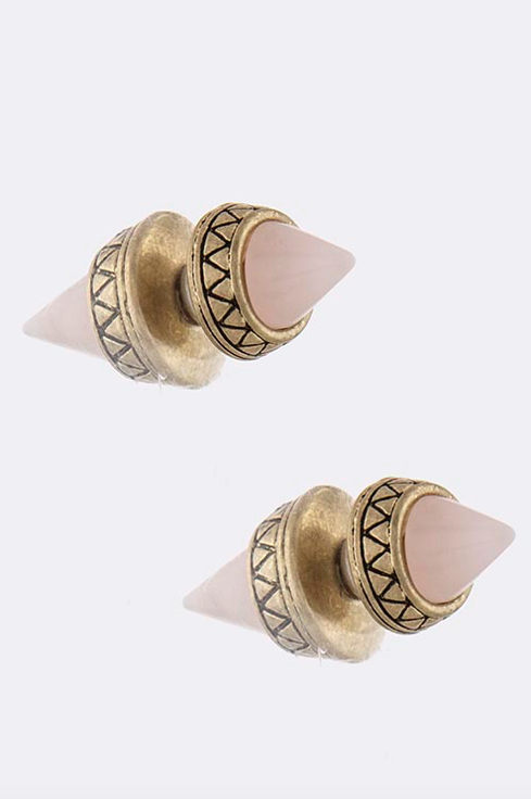 Cone Double-Sided Earrings | Jewelry: Earrings | Earrings, Double