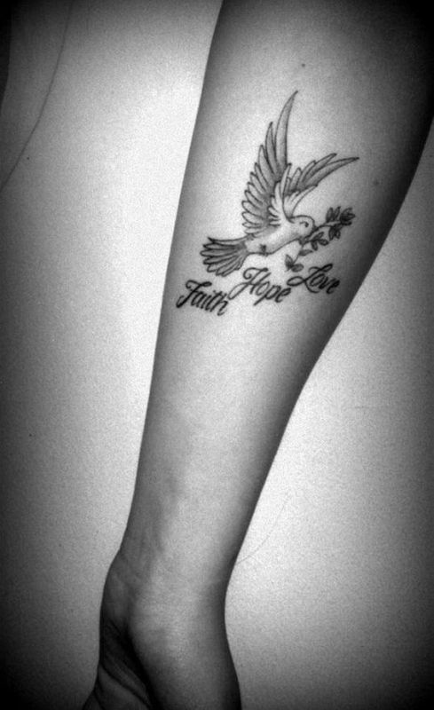 Elegant Dove Tattoo Design | Dove Tattoo | Dove tattoos, Tattoos