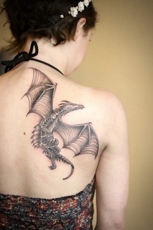 54+ Women Dragon Tattoos Collection