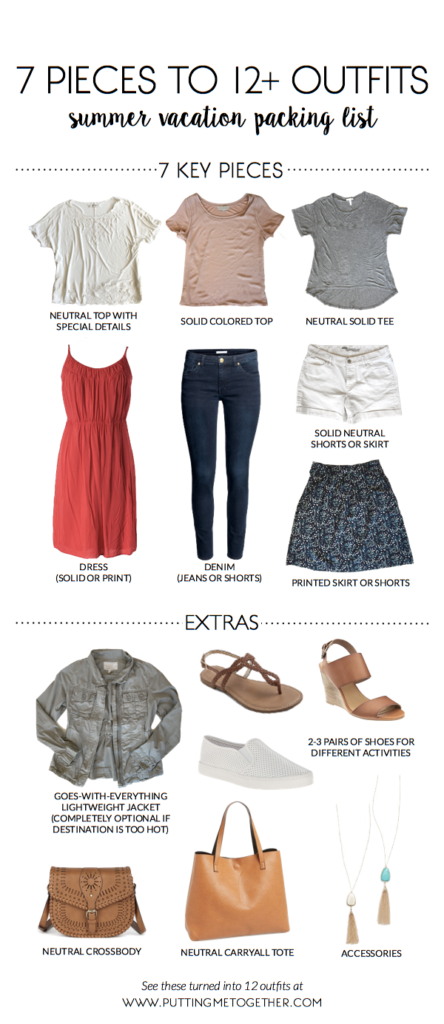 Summer Vacation Packing List: 7 Pieces to 12 Outfits + 40% Off