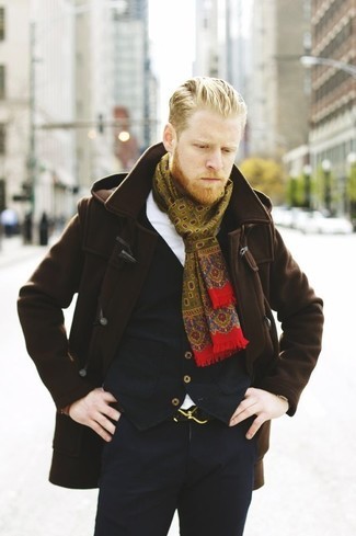 Lemaire Wool Blended Duffle Coat, $169 | Uniqlo | Lookastic.com