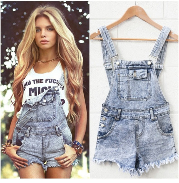 $56 Charlie Stone denim denim jumpsuit available at loveclothing.com