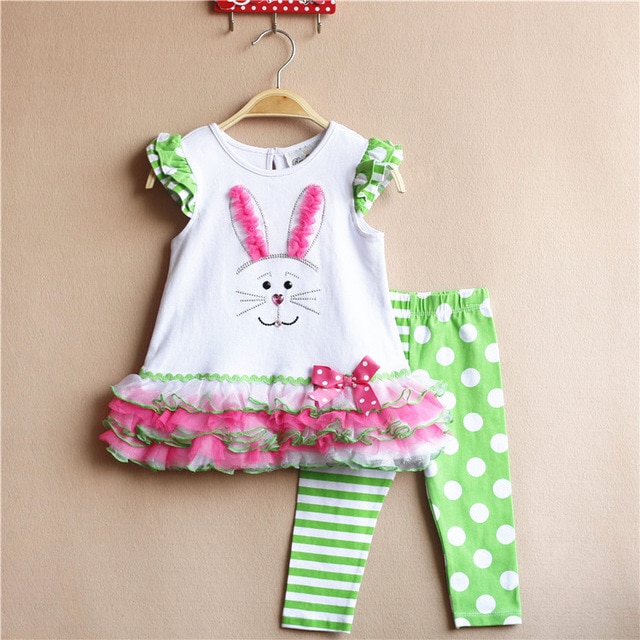 2018 girls boutique easter outfits girl clothing set easter kids