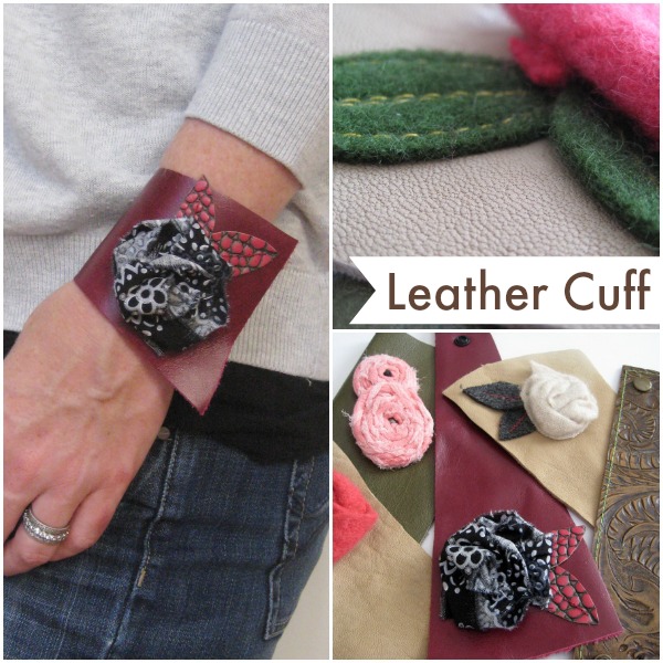 Leather Cuff Bracelet Tutorial - The Sewing Loft