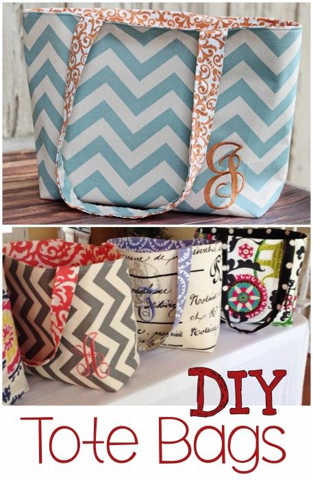 Handmade Tote Bag Pattern for an Easy DIY Tote Bag | Craft Ideas