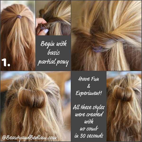 30 Days u2013 30 Ways Hair Challenge u2013 Inverted Pony Tail Styles | Jen
