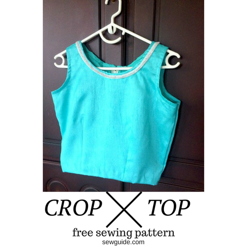 Make a Crop Top - Free sewing pattern & tutorial - Sew Guide