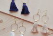 DIY Hoop Tassel Earrings u2022 Made in a Day