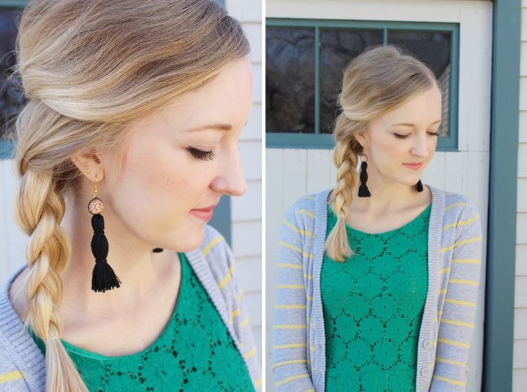 DIY Chic Embroidery Floss Tassel Earrings | Tassel earrings, Tassels