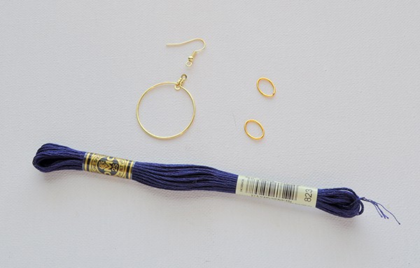 DIY Hoop Tassel Earrings u2022 Made in a Day
