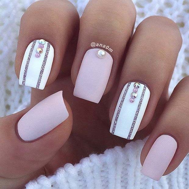 21 Elegant Nail Designs for Short Nails | StayGlam Beauty | Nails