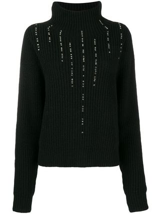 Pinko Relief embellished jumper $180 - Buy Online AW18 - Quick
