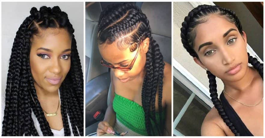 50 Natural Goddess Braids to Bless Ethnic Hair in 2019