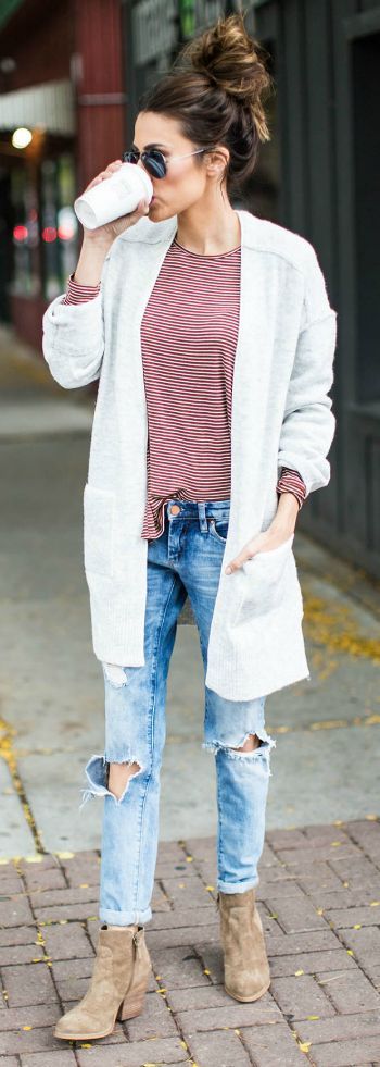Winter Outfit Ideas 2017 To Try Jeans Now | Fashion | Pinterest