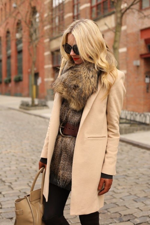 25 Trendy Fall Layer Looks With Fur - Styleoholic
