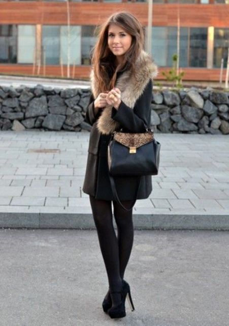 Picture Of trendy fall layer looks with fur 23