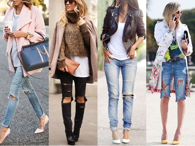 12 Ways to Wear the Distressed Denim Trend for Fall | Creative Fashion