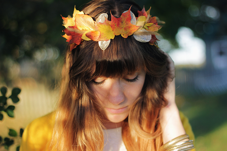 DIY Leaf Crown - The Merrythought