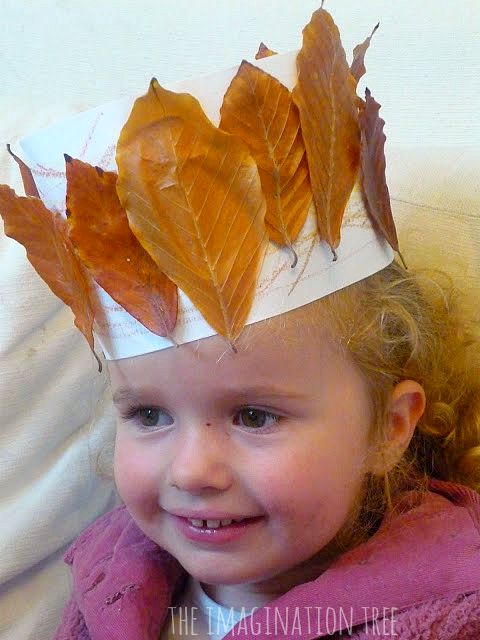 Autumn Leaf Crown - The Imagination Tree