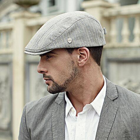 Gentleman flat cap stripe design mens hats for spring u2026 | The Flat
