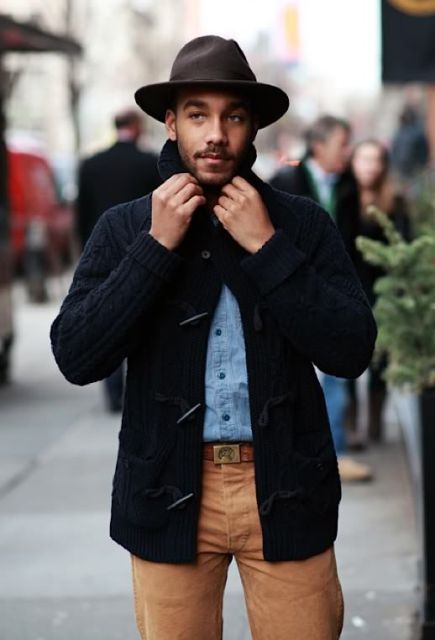21 Fall Men Outfits With Wide Brim Hats - Styleoholic