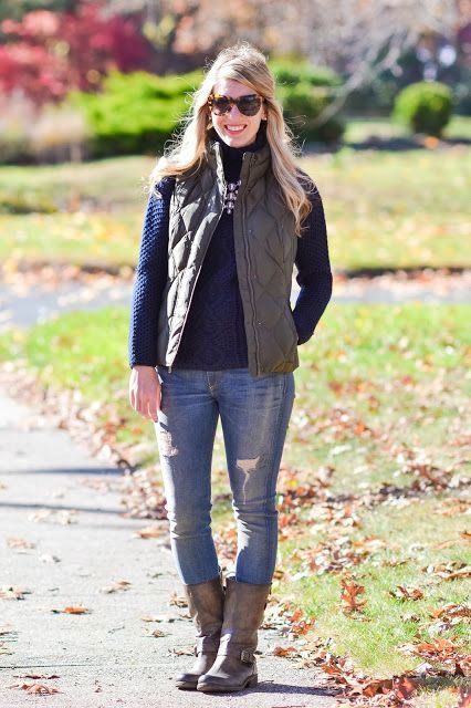 24 Fall Outfit Ideas With Mid Calf Boots - Styleoholic