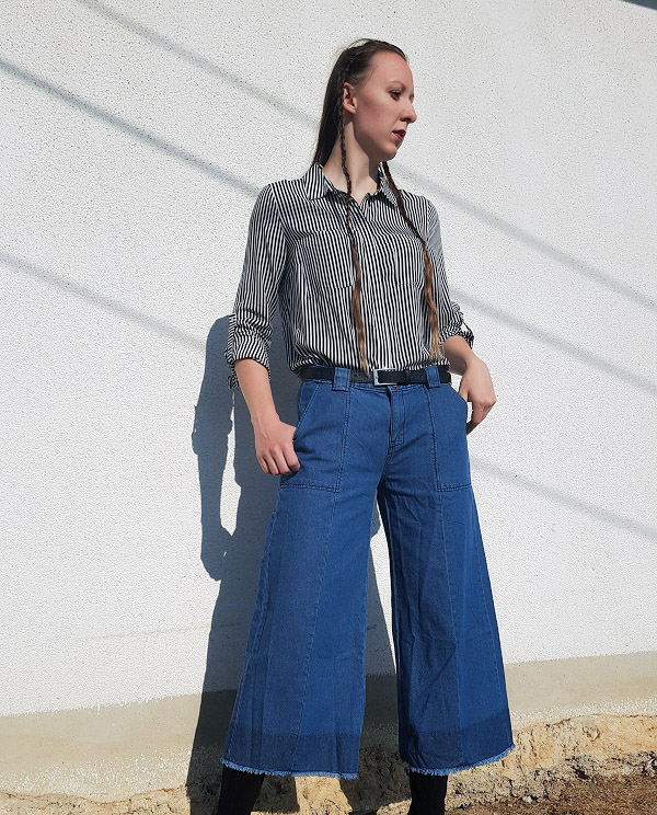Dress up jeans culottes u2013 Mayablogs