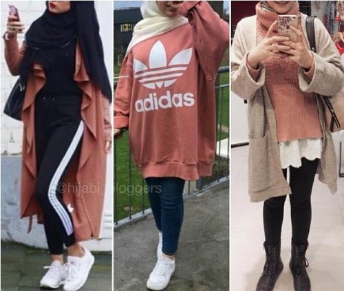 Oversized sweatshirts hijabi styling ideas u2013 Just Trendy Girls