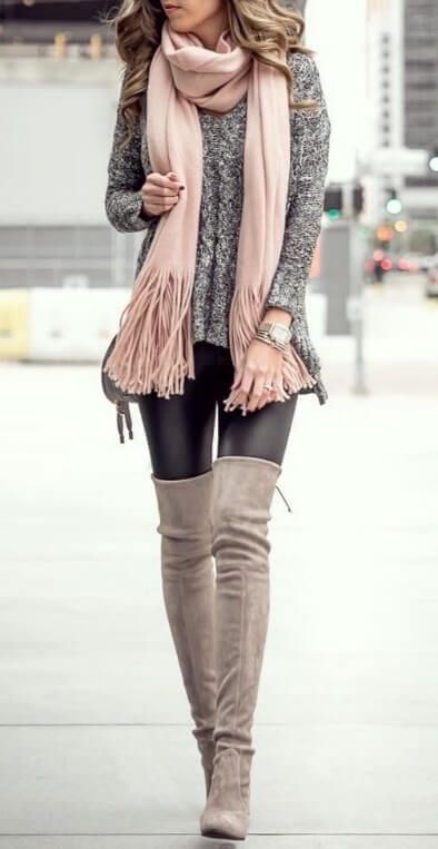 40+ Outfits With Scarves For This Fall | Fashion | Pinterest