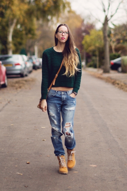 25 Excellent Fall Outfits With Timberland Boots For Girls - Styleoholic