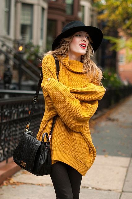 21 Trendy Fall Outfits With Wide Brim Hats - Styleoholic