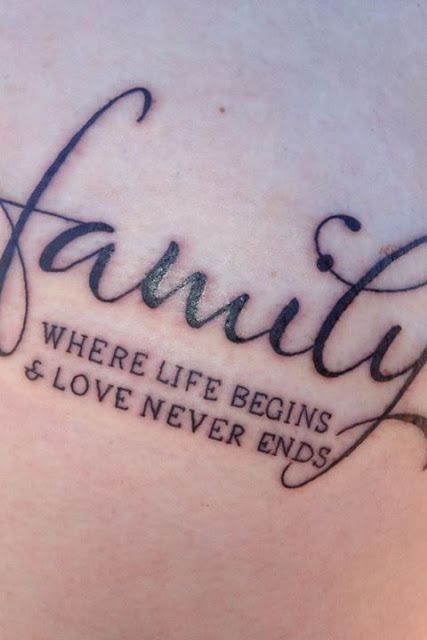 Family Tattoos - Tattoo Designs For Women! | Tattoos➰ | Tattoos