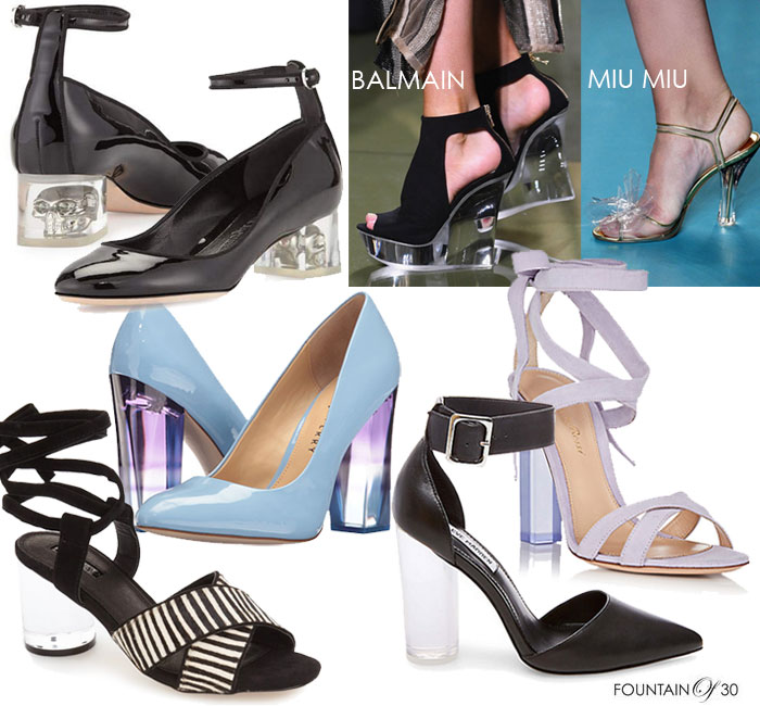 Wearable Trends: Are We Clear? Lucite Heels! - fountainof30.com