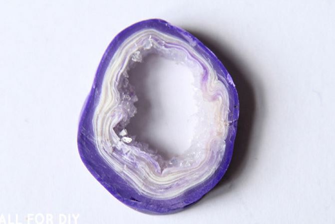 Make a Faux Agate Pendant from Polymer Clay - The Beading Gem's Journal