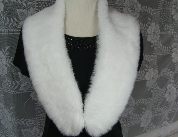 Faux Fur COLLAR Women's Fur Neckwarmer Fur Collar | Etsy