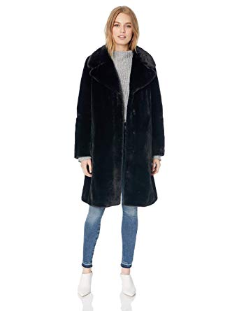 Amazon.com: 7 For All Mankind Women's Faux Fur Coat: Clothing