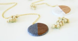 DIY Faux Stone And Wood Pendants - Styleoholic