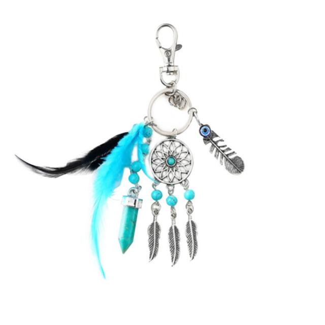Dream Catcher Feather Tassel Keyring Key Chain Ring Keychain Bag