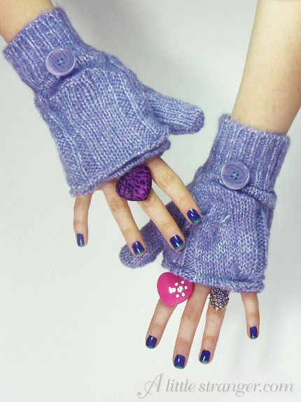 How to Make Glittens (fingerless Glove-mittens): 5 Steps (with Pictures)