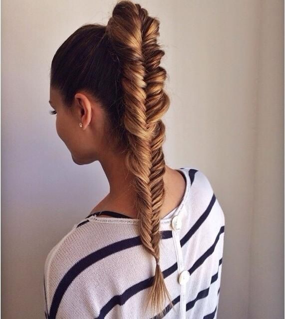 fishtail pony braid #Provestra #Skinception #coupon code nicesup123