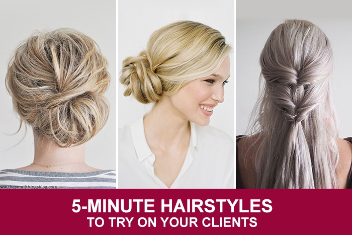 5-Minute Hairstyles to Try on Your Clients | Salon Services